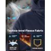 imageTACVASEN Mens Fleece Jacket Full Zip Tactical Hoodies Winter Coats Windproof Hoodies Warm HuntingNavy