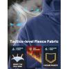 imageTACVASEN Mens Fleece Jacket Full Zip Tactical Hoodies Winter Coats Windproof Hoodies Warm HuntingRoyal Blue