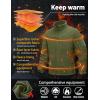 imageTACVASEN Mens Fleece Jacket Full Zip Winter Jacket Lightweight Tactical Jackets Outdoor Hiking Coats with PocketsArmy Green