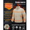 imageTACVASEN Mens Fleece Jacket Full Zip Winter Jacket Lightweight Tactical Jackets Outdoor Hiking Coats with PocketsBeige