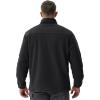 imageTACVASEN Mens Fleece Jacket Full Zip Winter Jacket Lightweight Tactical Jackets Outdoor Hiking Coats with PocketsBlack