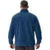 imageTACVASEN Mens Fleece Jacket Full Zip Winter Jacket Lightweight Tactical Jackets Outdoor Hiking Coats with PocketsBlue Green