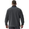 imageTACVASEN Mens Fleece Jacket Full Zip Winter Jacket Lightweight Tactical Jackets Outdoor Hiking Coats with PocketsGrey