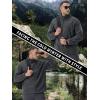 imageTACVASEN Mens Fleece Jacket Full Zip Winter Jacket Lightweight Tactical Jackets Outdoor Hiking Coats with PocketsGrey