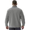 imageTACVASEN Mens Fleece Jacket Full Zip Winter Jacket Lightweight Tactical Jackets Outdoor Hiking Coats with PocketsLight Gray