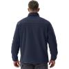 imageTACVASEN Mens Fleece Jacket Full Zip Winter Jacket Lightweight Tactical Jackets Outdoor Hiking Coats with PocketsNavy