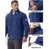 imageTACVASEN Mens Fleece Jacket Full Zip Winter Jacket Lightweight Tactical Jackets Outdoor Hiking Coats with PocketsRoyal Blue