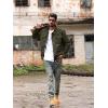 imageTACVASEN Mens Jackets Military Jackets Cargo Jackets Working Jackets with Multi PocketsArmy Green