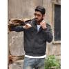 imageTACVASEN Mens Military Lightweight Jacket Army Cargo Windbreaker Zip Front Stand Collar Cotton Jackets with Multi Pockets2701 Grey