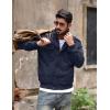 imageTACVASEN Mens Military Lightweight Jacket Army Cargo Windbreaker Zip Front Stand Collar Cotton Jackets with Multi Pockets2701 Navy