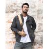imageTACVASEN Mens Military Lightweight Jacket Army Cargo Windbreaker Zip Front Stand Collar Cotton Jackets with Multi Pockets9931 Grey