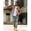 imageTACVASEN Mens Military Lightweight Jacket Army Cargo Windbreaker Zip Front Stand Collar Cotton Jackets with Multi Pockets9931 Khaki