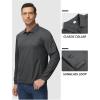 imageTACVASEN Mens Polo Shirts Long Sleeve Quick Dry Shirt Performance Tactical Shirts Golf Shirt Casual Outdoor Work ShirtAgray