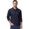 imageTACVASEN Mens Polo Shirts Long Sleeve Quick Dry Shirt Performance Tactical Shirts Golf Shirt Casual Outdoor Work ShirtAnavy