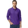 imageTACVASEN Mens Polo Shirts Long Sleeve Quick Dry Shirt Performance Tactical Shirts Golf Shirt Casual Outdoor Work ShirtApurple