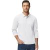 imageTACVASEN Mens Polo Shirts Long Sleeve Quick Dry Shirt Performance Tactical Shirts Golf Shirt Casual Outdoor Work ShirtAwhite