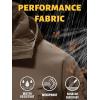 imageTACVASEN Mens Special Ops Military Tactical Rain Jackets Winter Warm Fleece Softshell Hooded Raincoat SnowboardCoffee