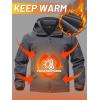 imageTACVASEN Mens Special Ops Military Tactical Rain Jackets Winter Warm Fleece Softshell Hooded Raincoat SnowboardGray