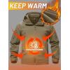 imageTACVASEN Mens Special Ops Military Tactical Rain Jackets Winter Warm Fleece Softshell Hooded Raincoat SnowboardKhaki