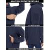 imageTACVASEN Mens Special Ops Military Tactical Rain Jackets Winter Warm Fleece Softshell Hooded Raincoat SnowboardNavy