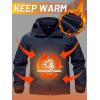 imageTACVASEN Mens Special Ops Military Tactical Rain Jackets Winter Warm Fleece Softshell Hooded Raincoat SnowboardNavy