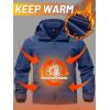 imageTACVASEN Mens Special Ops Military Tactical Rain Jackets Winter Warm Fleece Softshell Hooded Raincoat SnowboardRoyal Blue