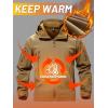 imageTACVASEN Mens Special Ops Military Tactical Rain Jackets Winter Warm Fleece Softshell Hooded Raincoat SnowboardSand