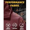 imageTACVASEN Mens Special Ops Military Tactical Rain Jackets Winter Warm Fleece Softshell Hooded Raincoat SnowboardWine Red