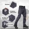 imageTACVASEN Mens Tactical Pants 9 Pockets Cargo Hiking Pants Lightweight Work Pants for Men Construction Water ResistantGray