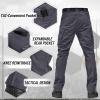 imageTACVASEN Mens Tactical Pants 9 Pockets Cargo Hiking Pants Lightweight Work Pants for Men Construction Water ResistantGray