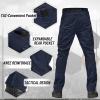 imageTACVASEN Mens Tactical Pants 9 Pockets Cargo Hiking Pants Lightweight Work Pants for Men Construction Water ResistantNavy
