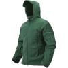 imageTACVASEN Mens Fleece Jacket Full Zip Tactical Hoodies Winter Coats Windproof Hoodies Warm HuntingDark Green