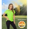 imageTACVASEN Womens Golf Polo Shirts Short Sleeve UPF 50 Sun Protection Golf Shirts for Women Quick Dry Collared PolosBright Green