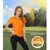 imageTACVASEN Womens Golf Polo Shirts Short Sleeve UPF 50 Sun Protection Golf Shirts for Women Quick Dry Collared PolosBright Orange
