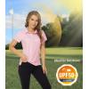 imageTACVASEN Womens Golf Polo Shirts Short Sleeve UPF 50 Sun Protection Golf Shirts for Women Quick Dry Collared PolosLight Pink