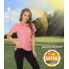 imageTACVASEN Womens Golf Polo Shirts Short Sleeve UPF 50 Sun Protection Golf Shirts for Women Quick Dry Collared PolosPink