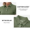 imageTACVASEN Womens Golf Shirt Polo Shirts for Women Collar Shirt Short Sleeve Quick Dry Womens Polo Shirts for Work Tennis GolfAgreen