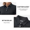 imageTACVASEN Womens Golf Shirt Polo Shirts for Women Collar Shirt Short Sleeve Quick Dry Womens Polo Shirts for Work Tennis GolfBlack