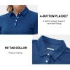 imageTACVASEN Womens Golf Shirt Polo Shirts for Women Collar Shirt Short Sleeve Quick Dry Womens Polo Shirts for Work Tennis GolfBlue