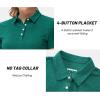 imageTACVASEN Womens Golf Shirt Polo Shirts for Women Collar Shirt Short Sleeve Quick Dry Womens Polo Shirts for Work Tennis GolfEgreen