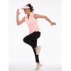 imageTACVASEN Womens Golf Shirt UPF 50 Sleeveless Golf Tank Tops VNeck Polo Shirts for Women Workout AthleticLight Pink