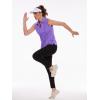 imageTACVASEN Womens Golf Shirt UPF 50 Sleeveless Golf Tank Tops VNeck Polo Shirts for Women Workout AthleticLight Purple