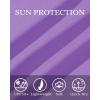 imageTACVASEN Womens Long Sleeve Polo Sun Protection UV SPF Outdoor Long Sleeve 3Button Quick Dry Golf ShirtLight Purple