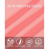 imageTACVASEN Womens Long Sleeve Polo Sun Protection UV SPF Outdoor Long Sleeve 3Button Quick Dry Golf ShirtPink