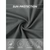 imageTACVASEN Womens Polo Shirts UPF 50 Sun Protection Golf Shirt Short Sleeve Quick Dry 3Button Collared Tops LightweightDark Grey