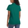 imageTACVASEN Womens Polo Shirts UPF 50 Sun Protection Golf Shirt Short Sleeve Quick Dry 3Button Collared Tops LightweightE Green