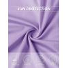 imageTACVASEN Womens Polo Shirts UPF 50 Sun Protection Golf Shirt Short Sleeve Quick Dry 3Button Collared Tops LightweightLight Purple