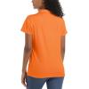 imageTACVASEN Womens Polo Shirts UPF 50 Sun Protection Golf Shirt Short Sleeve Quick Dry 3Button Collared Tops LightweightOrange