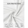 imageTACVASEN Womens Polo Shirts UPF 50 Sun Protection Golf Shirt Short Sleeve Quick Dry 3Button Collared Tops LightweightWhite