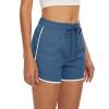 imageTACVASEN Womens Hiking Shorts with Pockets Quick Dry Lightweight Outdoor Running Shorts Breathable Active SportsGrey Blue